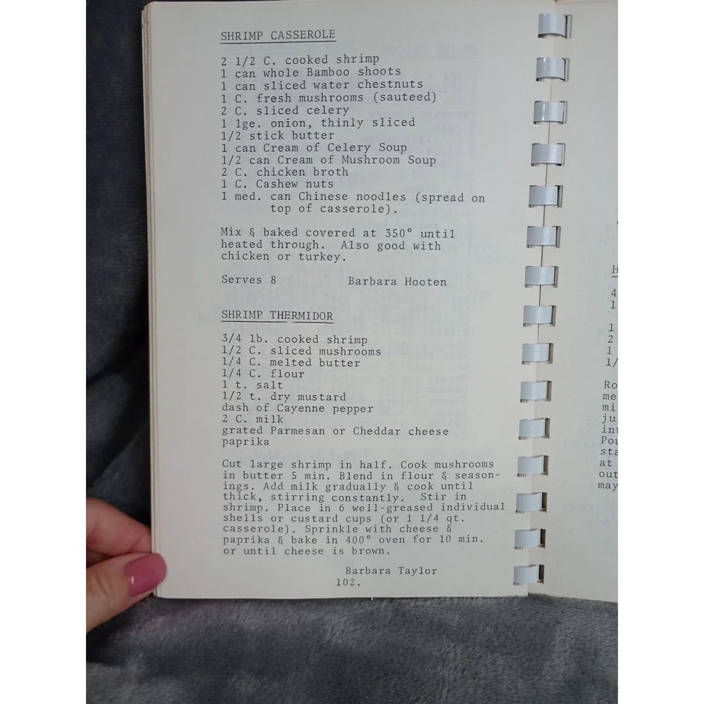 Old North Church Cookbook Marblehead Massachusetts 1978 Typed Local‎